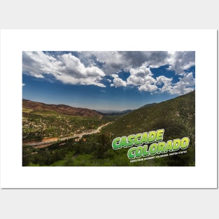 Cascade Colorado from Pikes Peak Highway Posters and Art